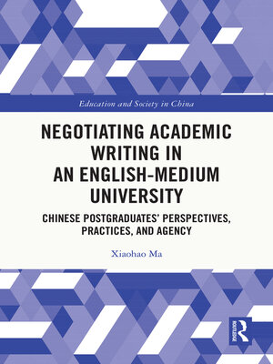cover image of Negotiating Academic Writing in an English-Medium University